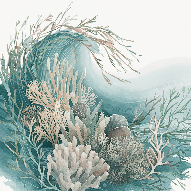 Free ai generated corals reef illustration