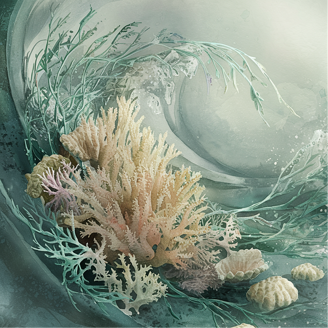 Free ai generated corals reef illustration