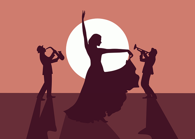 Muziek, Dansen, Silhouet, Uitvoering