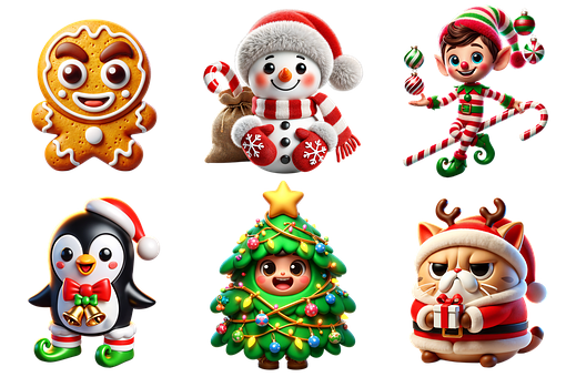 Jule Ikon, 3D Julefigurer