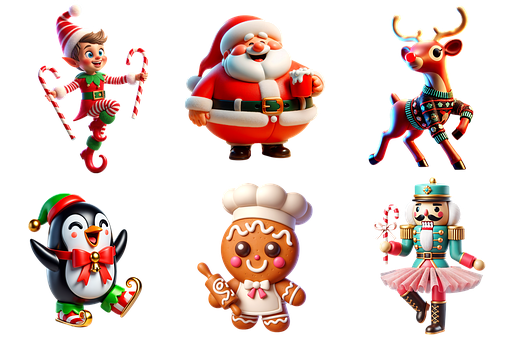 Jule Ikon, 3D Julefigurer