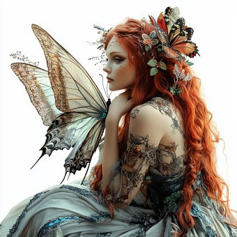 Engel, Fee, Elf, Weiblich, Mädchen