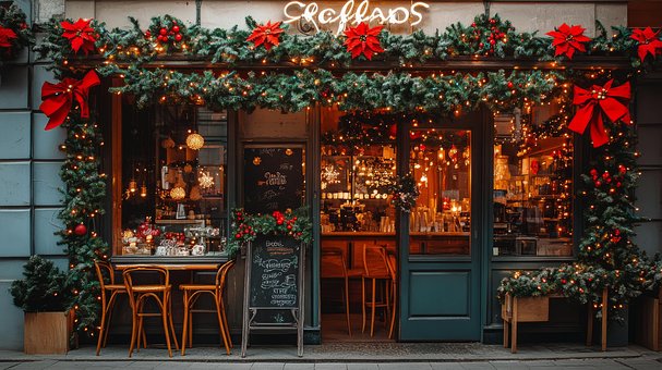 Weihnachten, Kaffee, Europa, Gemütlich