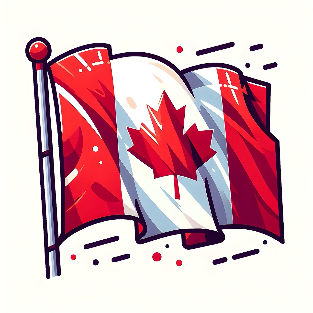Download Canadian, Flag, Canada. Royalty-Free Stock Illustration Image ...