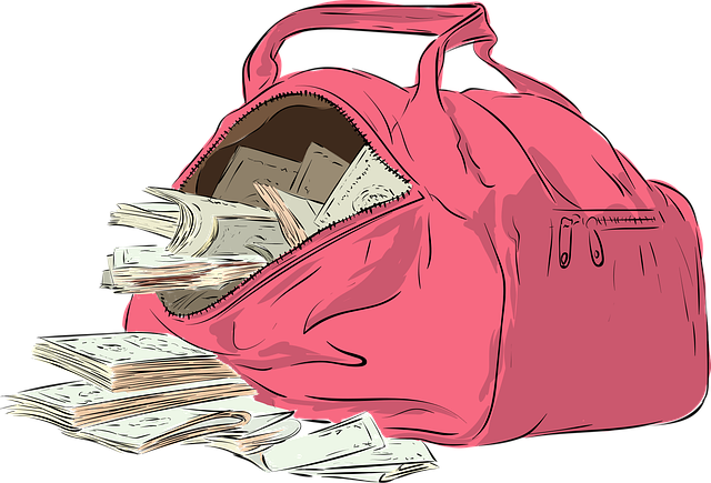 Free bills money dollar vector