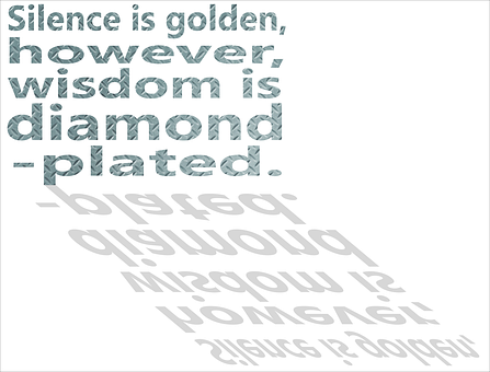 Free Wisdom Silence illustration and picture
