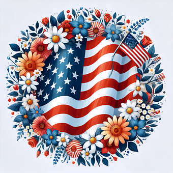 Flagg, Usa, Amerikansk, Amerika