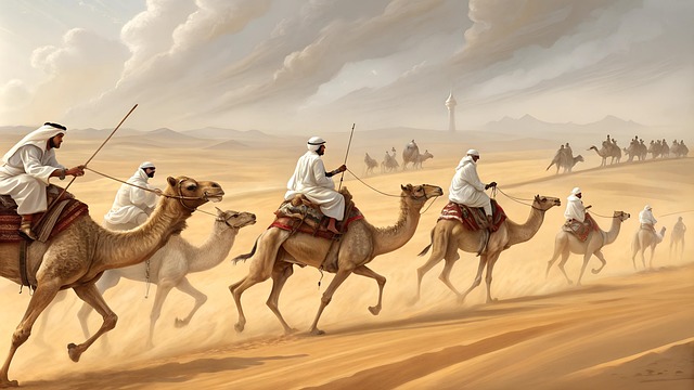 Kamele, Reisen, Wüste, Natur, Sand