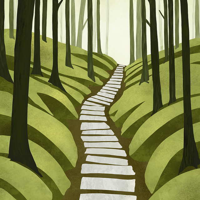 Free Path Trail illustration and picture