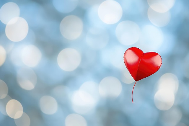 Download free HD stock image of Heart Balloon Free heart balloon love illustration