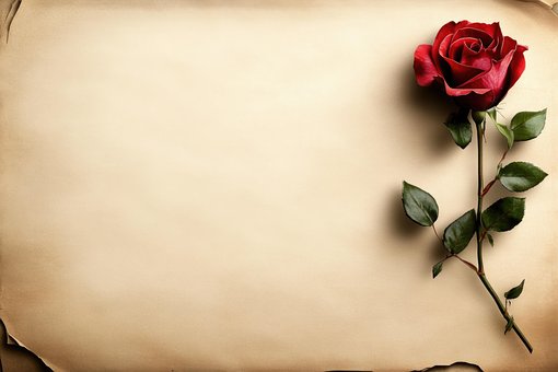 Ai Genereret, Rose, Blomst, Rød Rose