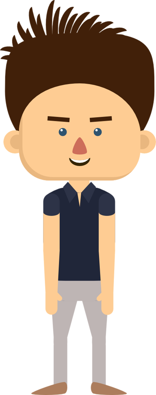 Download free HD stock image of Flat Character Free flat character cartoon illustration