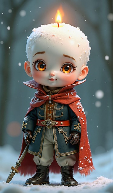 Free creature character snow illustration