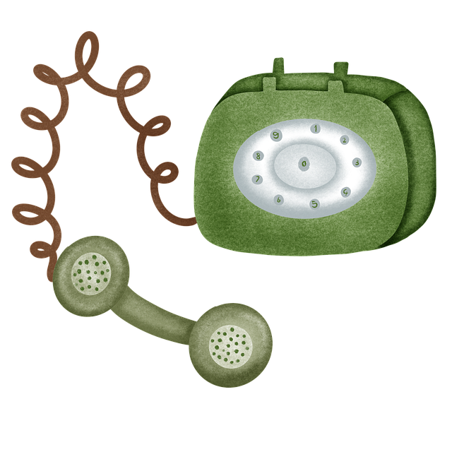 Free phone telephone communications illustration