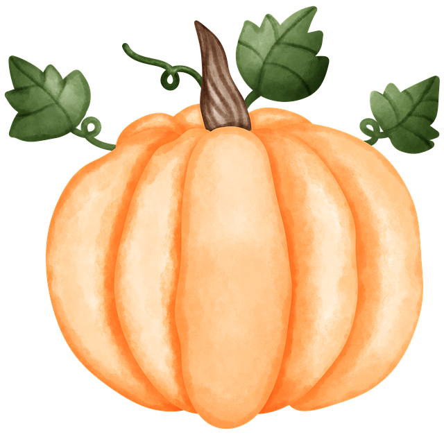 Free pumpkin squash halloween illustration