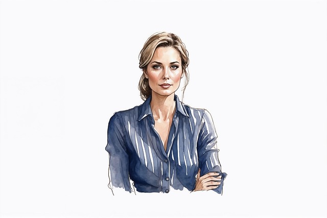 Free businesswoman woman manager illustration