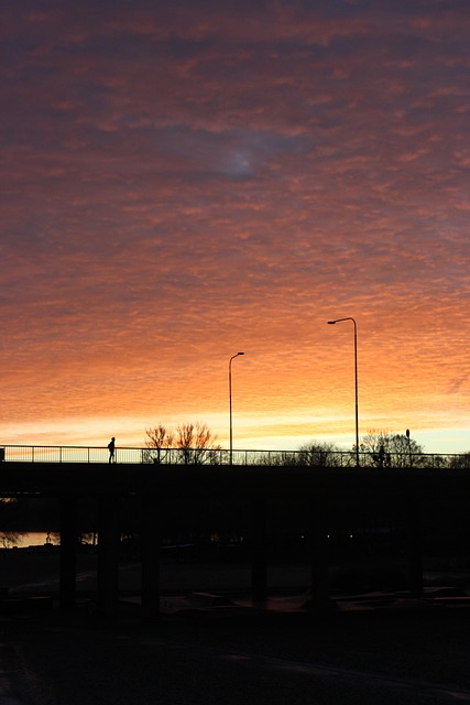Morgen, Solopgang, Natur, Sollys, Gå