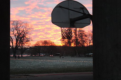 Sport, Feild, Himmel, Morgen, Solopgang