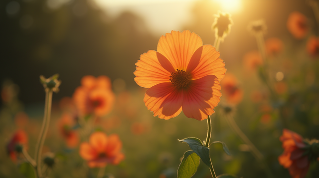 Free flower cosmos bloom illustration