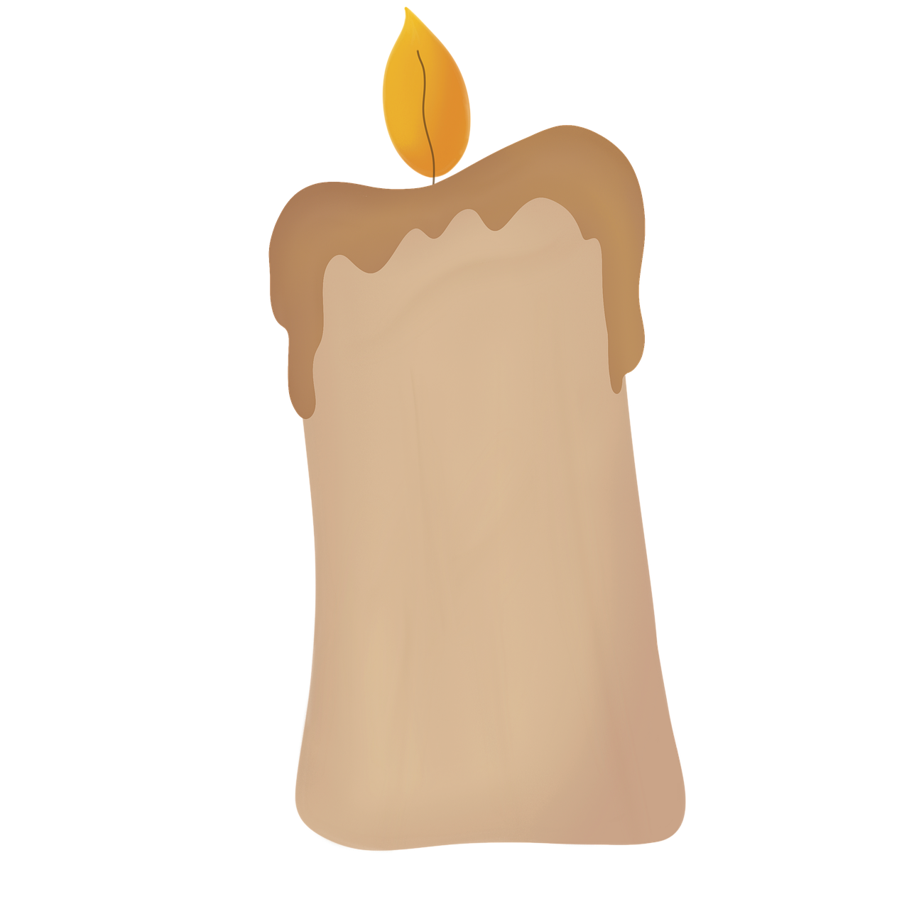 Download candle light flame royalty free stock illustration image