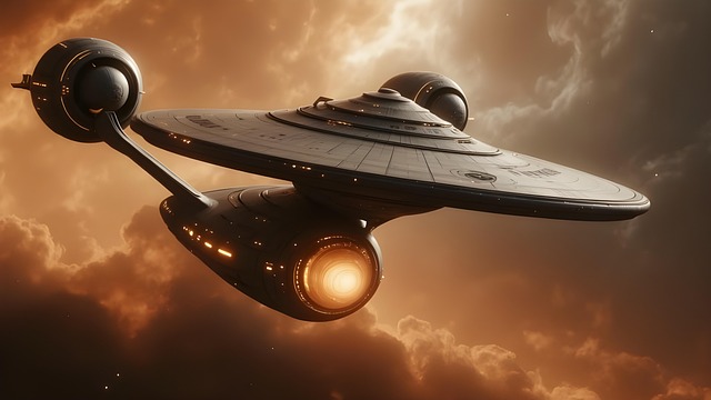 Free ai generated starship spaceship illustration