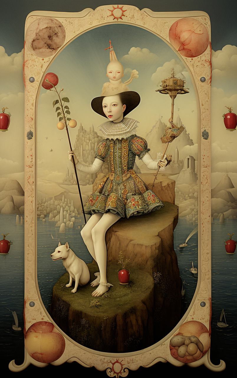 Download Tarot Card The Fool Vintage Royalty Free Stock Illustration