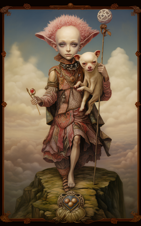Download Tarot Card The Fool Vintage Royalty Free Stock Illustration