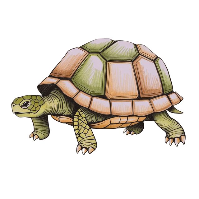 Free turtle tortoise reptile art illustration