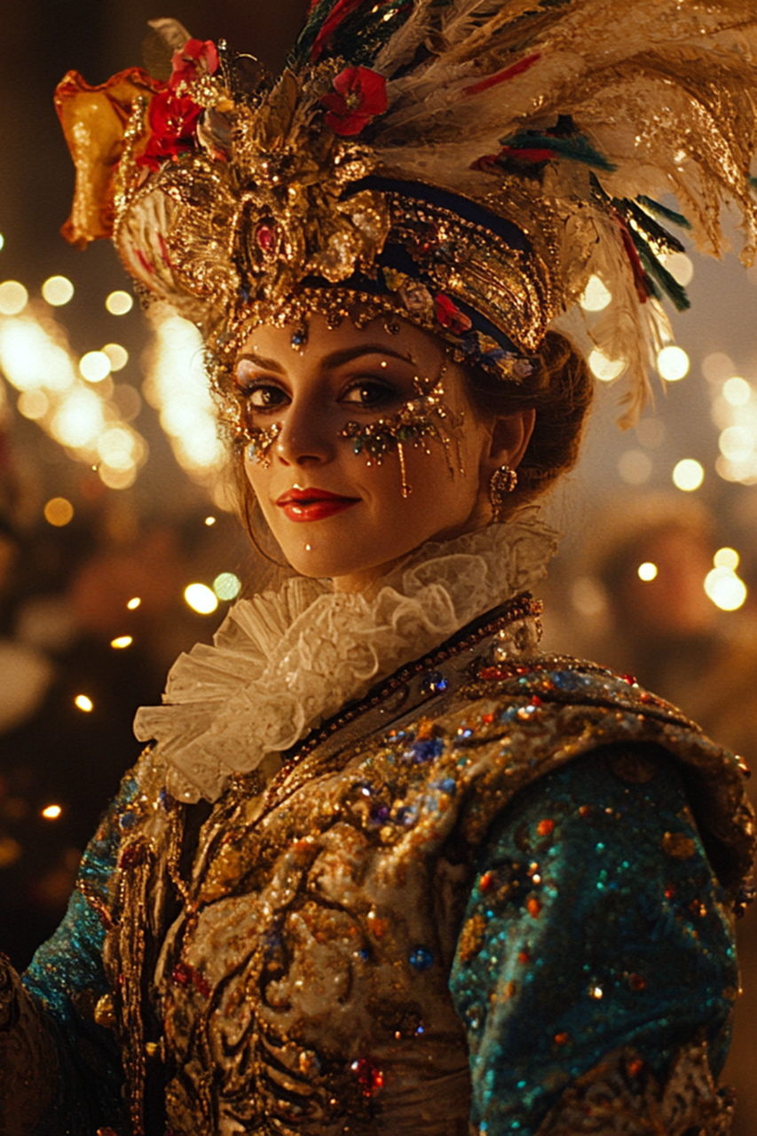 Erstaunlich Karneval Frauen Kostm Bild