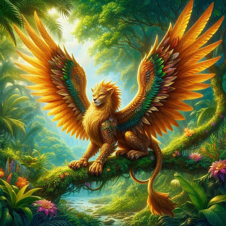 download-gryphon-lion-wings-royalty-free-stock-illustration-image