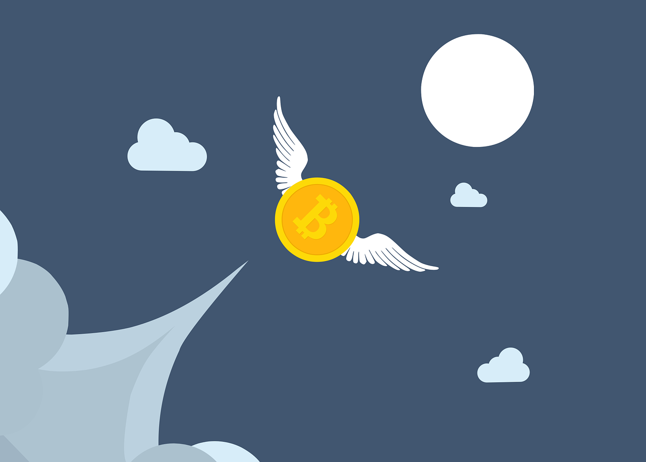Download Cryptocurrency, Bitcoin, Flying Coin. Royalty-Free Vector Graphic  - Pixabay