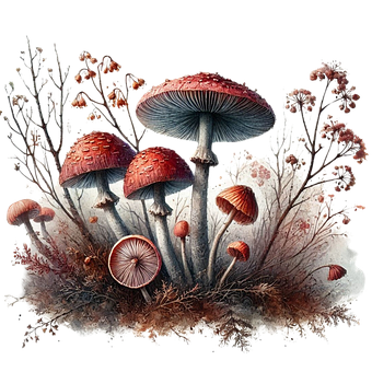 Free Ai Generated Scarlet Symphony illustration and picture