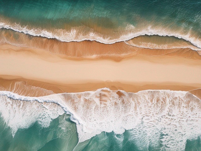 Free ai generated water beach illustration