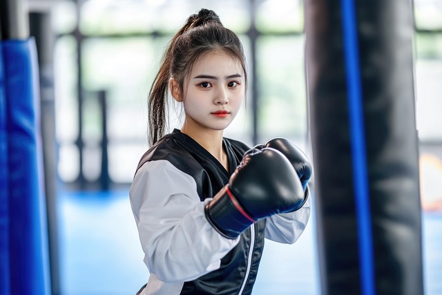 Free ai generated boxer female illustration
