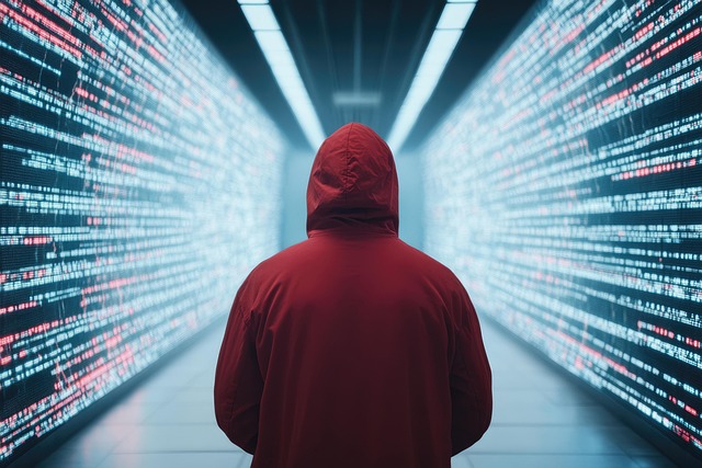 Free ai generated hacker data illustration