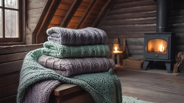 Free ai generated blanket wool illustration