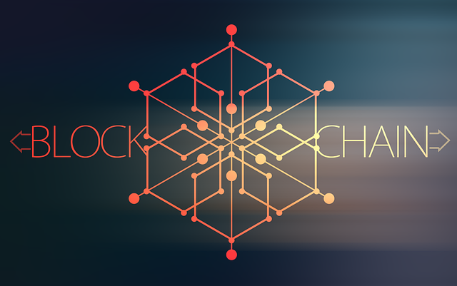 Free blockchain network technology illustration