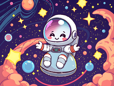 Free Astronaut Cute illustration and picture