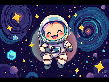 Free Astronaut Cute illustration and picture
