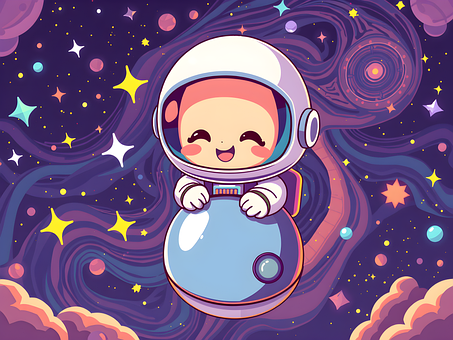 Free Astronaut Cute illustration and picture