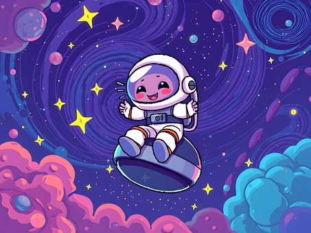 Free Astronaut Cute illustration and picture