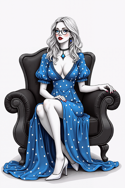 Free ai generated woman portrait illustration