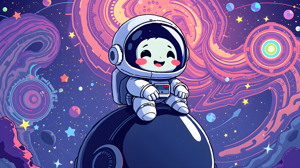 Free Ai Generated Astronaut illustration and picture