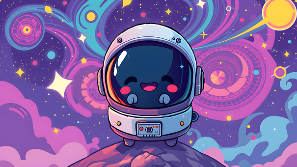 Free Ai Generated Astronaut illustration and picture