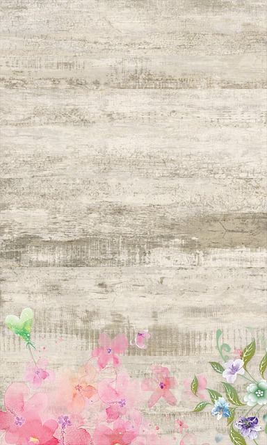 Free flowers paper note illustration