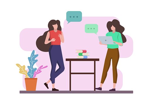 Free Collaboration Flat vector and picture
