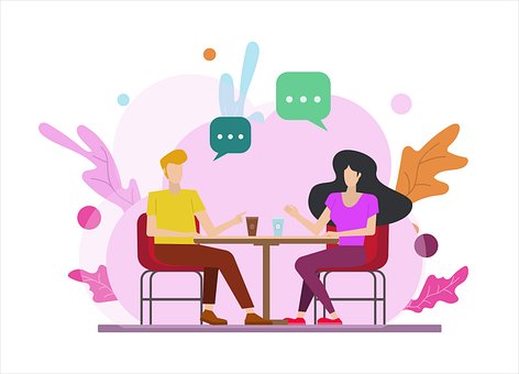 Free Flat Meeting vector and picture