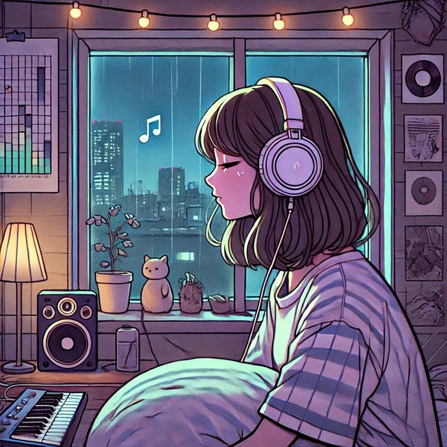 Lofi, Elsker, Musik, Chill, Animation