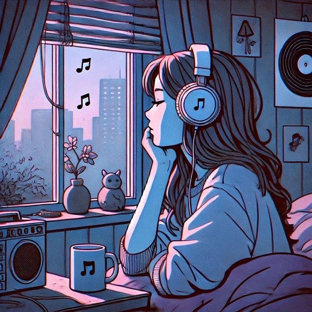 Lofi, Elsker, Musik, Chill, Animation