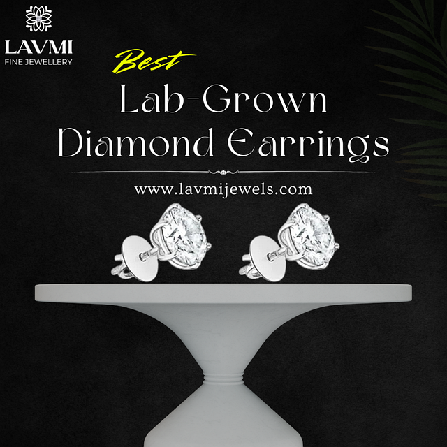 ต่างหูเพชร Lab Grown - ภาพฟรีบน Pixabay